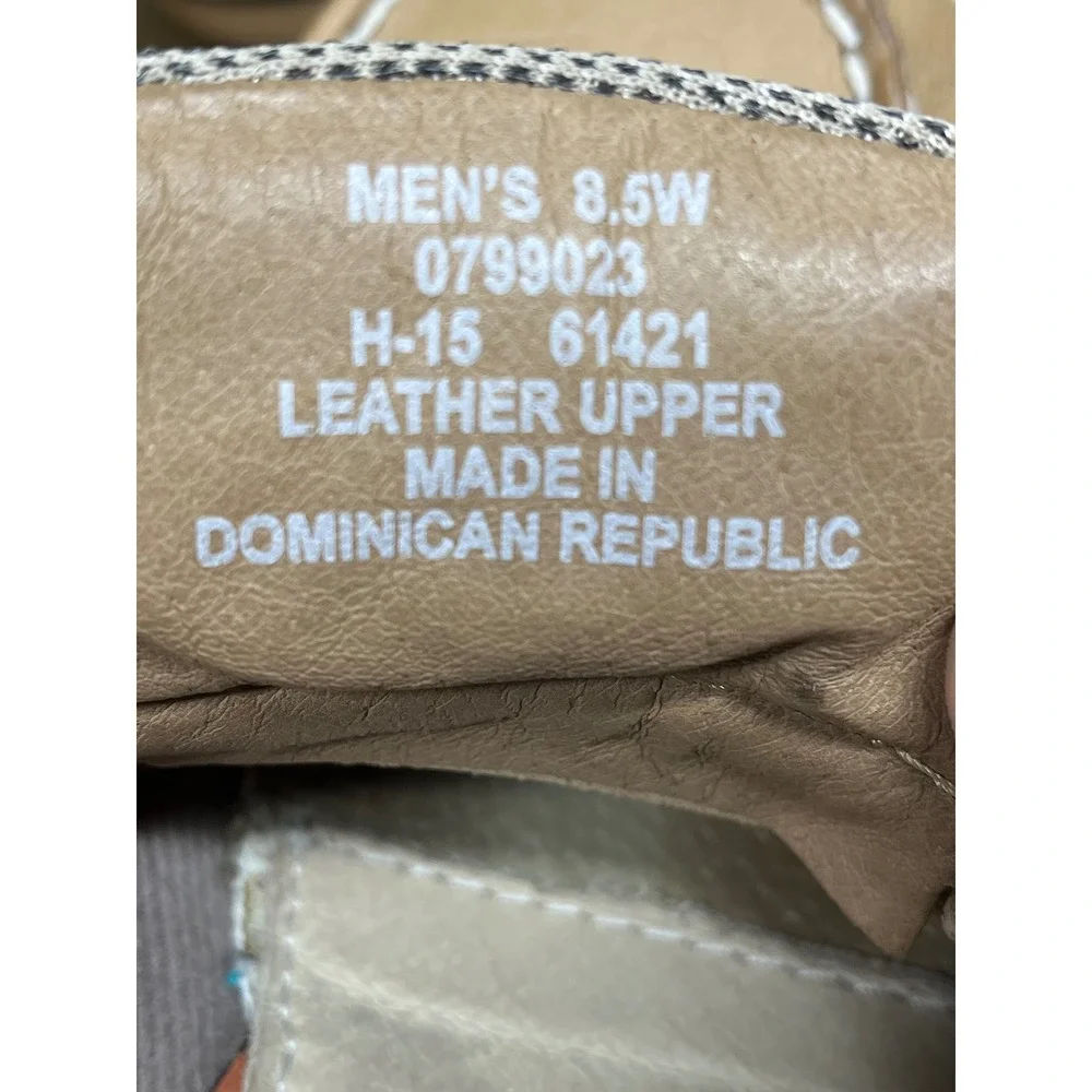 Sperry Top-Sider Mens Billfish Boat Shoes Tan Beige Leather 8.5W 0799023